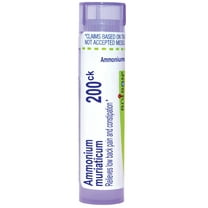 Boiron Ammonium Muriaticum 200CK, Homeopathic Medicine for Low Back Pain And Constipation, 80 Pellets