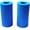 Blue, variant on 2 Inch Thick Bar Grips Adapter, Rubber Handle Covers for Barbells, Dumbbells, Machine and Pull Up Bar, Thick Grip for Forearm Strength, Weightlifting and Fitness