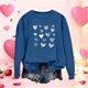 thumbnail image 1 of Xuyuer Valentine's Day Heart Print - Women's Loose Round Neck Long Sleeve Top for Casual Lover Themed Outfits, Cozy Seasonal Wear, Couple Matching Style & Romantic Gift Holiday Apparell, 1 of 5