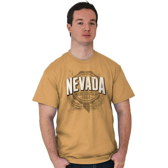 Nevada NV Student Campus Pride Seal Plus Size Crewneck Graphic Tee Shirt Brisco Brands 3X