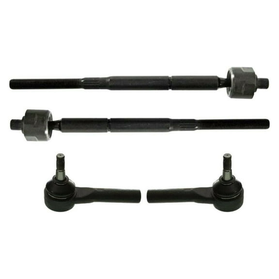 Front Tie Rod Ends Inner & Outer 4 Pieces Steering Kit Passenger Driver Side Fits select: 2005-2007 DODGE GRAND CARAVAN, 2005-2007 CHRYSLER TOWN & COUNTRY