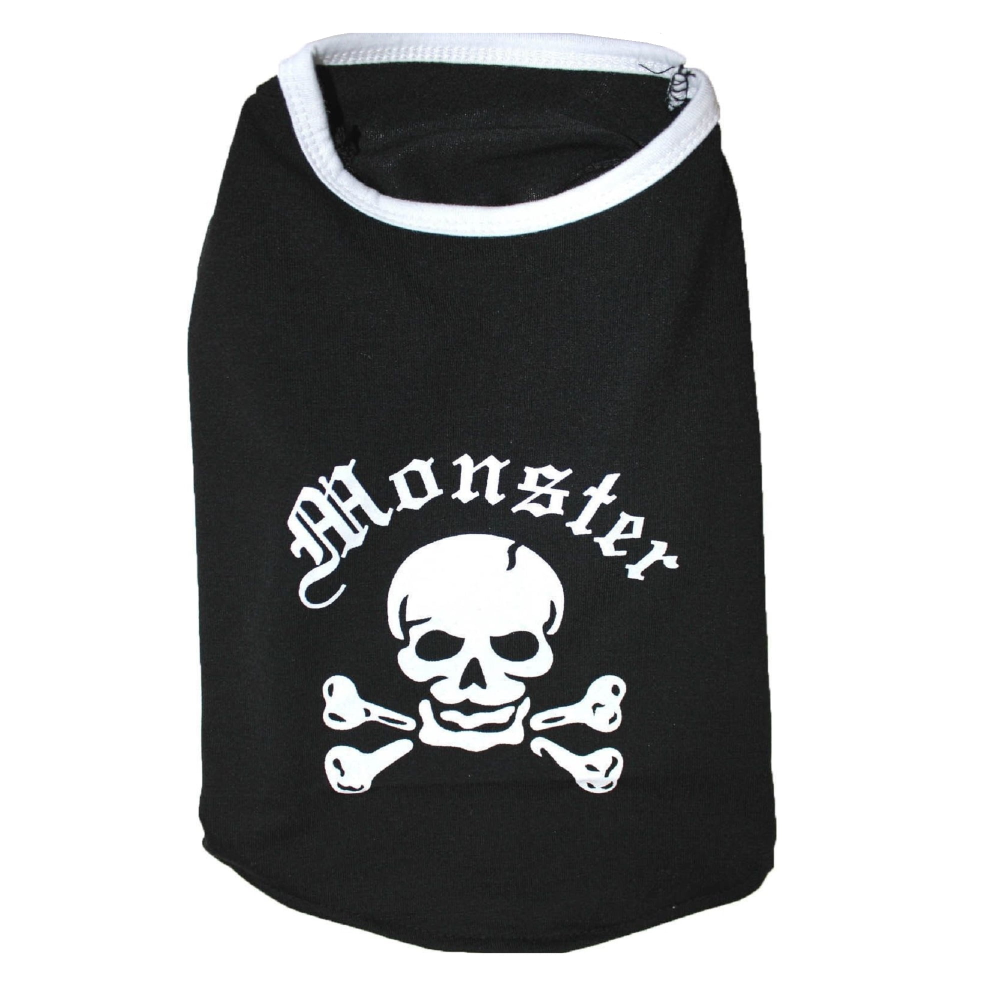 Dog Shirt with Pirate Skulls XS