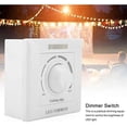 thumbnail image 2 of LED Dimmer Switch, 220V 200W with Infrared Remote Control LED Dimmer Switch Universal Light Dimmer Button Switches Dimmer Switch,, 2 of 4