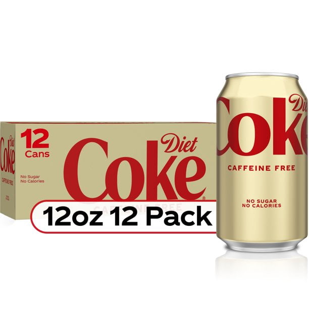 Diet Caffeine Free Coke 12 Fl Oz 12 Pack Walmart