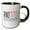 Black/White, variant on 3drose, International Airport Code Rno, Reno, Nevada, United States, 15oz Mug