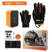 Robotic Rehabilitation Gloves, Finger and Hand Function Rehabilitation Robot Gloves, Hand Strengthener Stroke Recovery Equipment with Mirror Glove, Right Hand, S