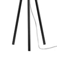 thumbnail image 4 of Benjara Table Lamp with Tripod Stand and Round Shade, Black, 4 of 5