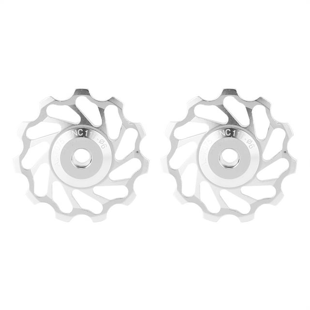 Bike Ceramic Pulley, Bearing Wheel, Durable Rear Derailleur Guide Roller Part Accessory Aluminium Alloy Wheel Pulley For Bike