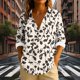 thumbnail image 4 of Xuyuer Womens Button Down Shirts Long Sleeve Linen Tops Casual Collared Blouses Loose Fit, 4 of 6