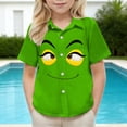 thumbnail image 6 of Piuwrlz 10 Boys Short polo Sleeve Teen Funny Graphic Shirts Tops Boy Funny Graphic Shirts Tops Pullover T Shirts Green Size 10 Years, 6 of 9