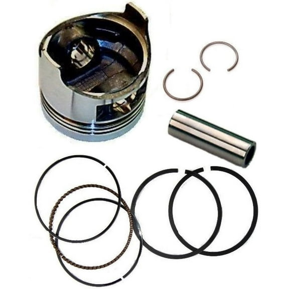 Fits Honda GX270 9.0 HP .50 mm Over Standard Sized Bore Piston with Clips Pin Rings