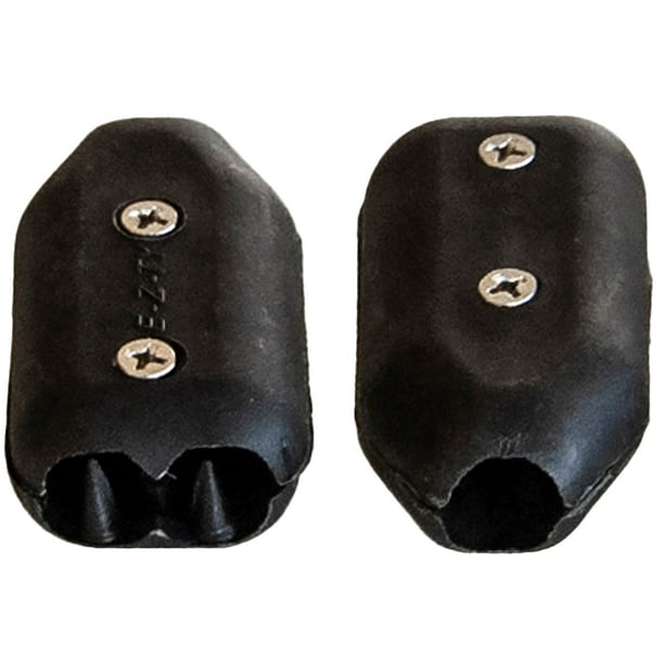 E-Z-TY 3/8 Inch Reusable Rope Clamp Black 2 Pack - Walmart.com