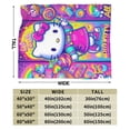 thumbnail image 2 of Hello Kitty Blanket, Super Soft Throw Blanket, Cozy Flannel Blankets For Boys Girls, Warm Blankets For Couch Sofa Bed, 40"X30", 2 of 9