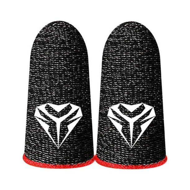 Funda para El Dedo PUBG Transpirable A Prueba Sudor Color Rojo 1 Par