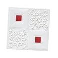 thumbnail image 4 of Adhesivos de pared 3D de ladrillo, adhesivos de espuma 3D para azulejos de pared, adhesivos decorativos suaves blanco rojo, 4 of 9