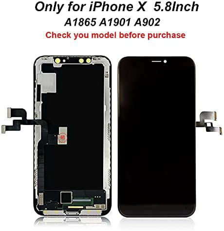 for iPhone X OLED Screen Replacement (Model A1865 A1901 A1902 