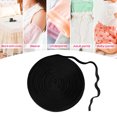 thumbnail image 3 of Raindrops ROSENICE 10m x 6mm Flat Elastic Band DIY Stretch Knitting Band Sewing Elastic Spool Cord Elastic Band for Underpants Sleeves (Black), 3 of 7