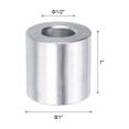 thumbnail image 2 of 10 piezas de espaciador de aluminio 1/2" de diámetro x 1" de diámetro exterior x 1" de longitud, separador de tornillo, buje redondo de metal, 2 of 5