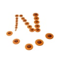 thumbnail image 2 of Esquirla 25x Coussins de Saxophone Ténor en Cuir, Orange, Parties d'Instruments à Vent, 2 of 8