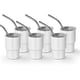 thumbnail image 1 of Set de Vasos Mini Shot de Acero Inoxidable Blanco AGH 90 mL x6, 1 of 7