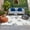Green, Blue, White, variant on Navy Beach Scallops Outdoor Rug for Patio/Deck/Porch, Non-Slip Large Area Rug 5 x 7 Ft, Vintage Summer Coastal Leaves Beige Indoor Outdoor Rugs Washable Area Rugs, Camping Rug Carpet Runner