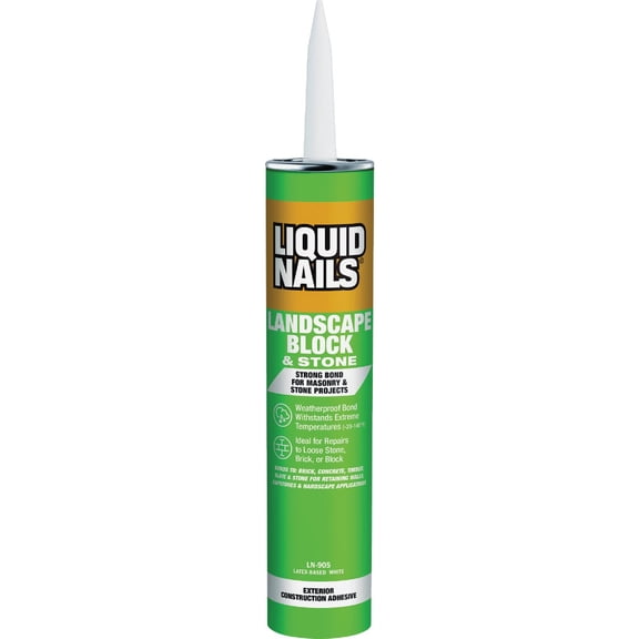 LIQUID NAILS Landscape Adhesive - Construction Adhesive - 10 oz, Beige