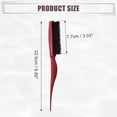 thumbnail image 5 of Unique Bargains Nylon Teasing Brush Three Row Salons Teasing Brush for Styling Backcombing Red 8.86" Length, 5 of 7