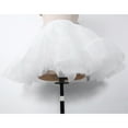 thumbnail image 5 of Womens Bell-Shaped Layered Tutu Skirt Lolita Tulle Short Petticoat Underskirt, 5 of 16