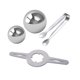 thumbnail image 5 of Estante para bolas de hielo para café, Bola de refrigeración para café con marco, soporte multifunción para bolas de hielo y juego con rizador, bolas 2 bolas, 5 of 8