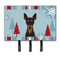 thumbnail image 1 of Porte-Laisse et Porte-Clés Min Pin pour Vacances d'Hiver, 1 of 1