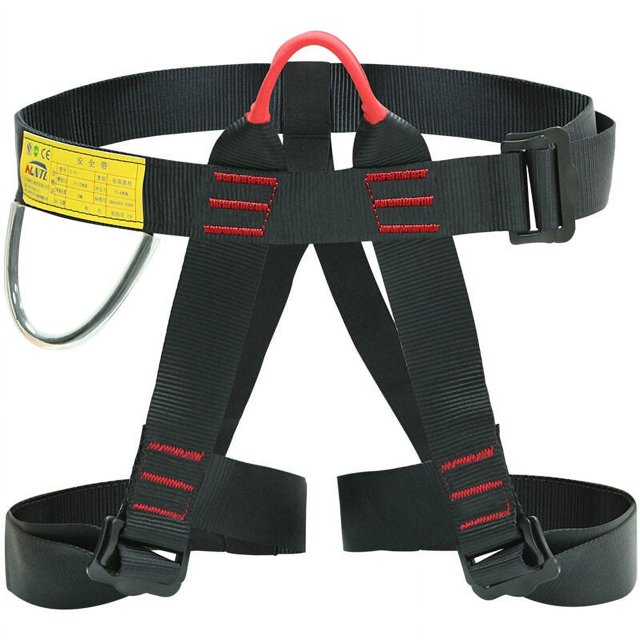 Arnés de escalada, arnés de escalada en roca para montañismo, cinturón de seguridad de trabajo de medio cuerpo para escalada en árboles, montañismo, rescate, trabajos en altura