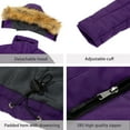 thumbnail image 4 of Wantdo Women's Windproof Skiing Jacket Cotton Padded Winter Snow Coat Raincoat Purple L, 4 of 7