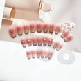 thumbnail image 4 of Set de parches para uñas HUOGUO Love Heart Short Párrafo x24, 4 of 4
