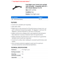 thumbnail image 2 of Front Right Lower Control Arm and Ball Joint Assembly - Compatible with 2011 - 2013 Honda Odyssey 3.5L V6 2012, 2 of 2