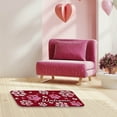 thumbnail image 4 of Hearth & Gear Valentine's Day Wool Unique Shape Rug Create A Cozy Atmosphere At Home Warm Your Hearts & Home Holiday Your Floor With Themed Couch Throws for Living Room Thick Throw Blanket Shiny Throw, 4 of 7