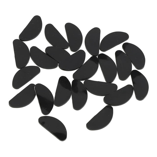 Almohadillas para la nariz para gafas, 20 pares de almohadillas para la nariz para gafas, almohadillas para la nariz de silicona antideslizantes, almohadillas para la nariz