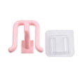thumbnail image 1 of BUYISI No Punching Bedroom Neat Storage Shoe Drying Slippers Rack Bathroom Rack Slipper Hook Toilets Drainage Rack Wall Mounted Pink, 1 of 7
