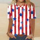 thumbnail image 3 of Pantalones Cortos para Mujeres Sexy, Moda Casual Impreso Cuello Redondo Camiseta de Manga Corta para el Verano Y Diario, 3 of 4