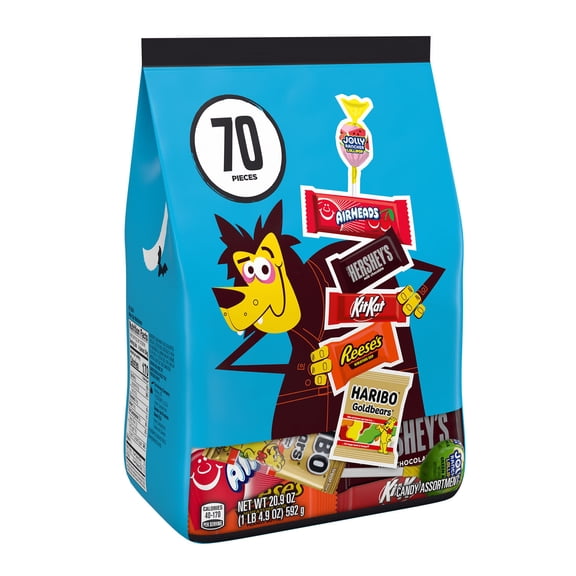 Hershey Assorted, Halloween Candy Variety Bag, 20.9 oz (70 Pieces)