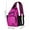 Hot pink, variant on HengDidi Adjustable Convertible Women's Crossbody Shoulder Bag With Multiple Compartments Spacious Storage For Travel Hiking Daily Commute Comfortable Hands-Free Carry