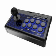 7-in-1 Arcade Fight Stick - Wired Joystick for Switch, PS4, PS3, Xbox, PC & Android | Ergonomic Design, 8-Button Layout, Turbo Function for Fighting Games (Street Fighter, Tekken, Mortal Kombat)