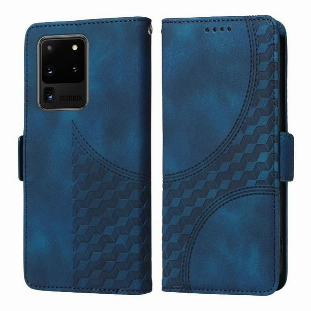 Funda GANGXUN para Samsung Galaxy S20 Ultra con diseño acolchado elegante, cuero PU, protección total y ajuste preciso