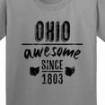 thumbnail image 4 of Inktastic Ohio Awesome Since 1803 Youth T-Shirt, 4 of 5