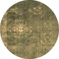 thumbnail image 1 of Ahgly Company Indoor Round Persian Brown Bohemian Area Rugs, 3' Round, 1 of 4
