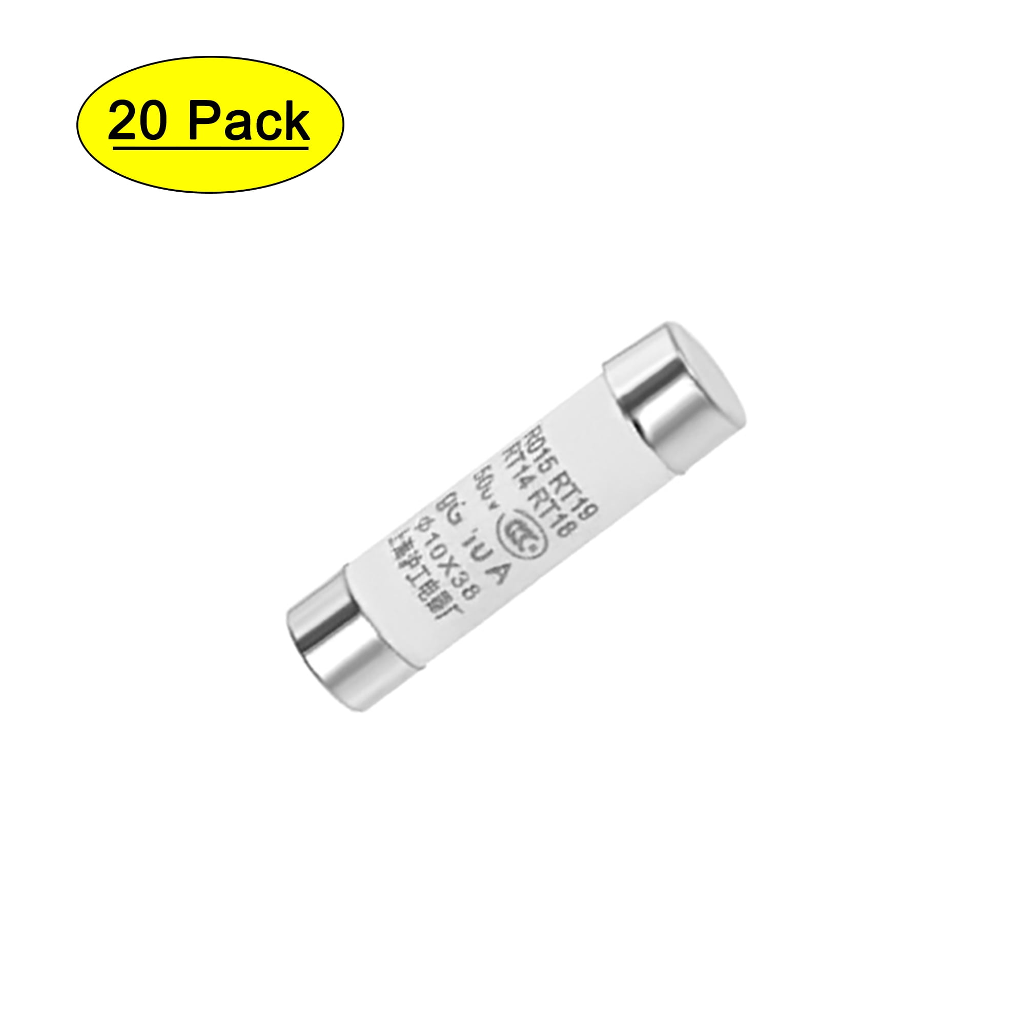 Automotive Cartridge Fuse 10A 500V 10x38mm Fast Blow Replacement for