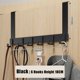 thumbnail image 1 of Ganchos sobre la puerta, 6 ganchos para ropa, abrigo, sombrero, colgador de toallas, organizador de baño, soporte para colgar en la puerta, accesorios de cocina para el hogar, 1 of 5