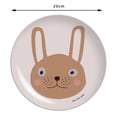 thumbnail image 2 of MesaSe Rabbit Bamboo Fiber Plates Reusable Kids Plates Food-Grade Dishwasher Safe Plates for Toddler, 2 of 5