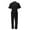 Black, variant on Short Sleeve Coverall 399 ( Hunter, Large )