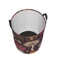 thumbnail image 3 of Daiia Forest Wild Mushroom Round Laundry Basket with Handles Thickened Waterproof Circular hamper,Dirty Clothes Storage Basket for Bedroom,Bathroom,College Dorm-Medium, 3 of 8