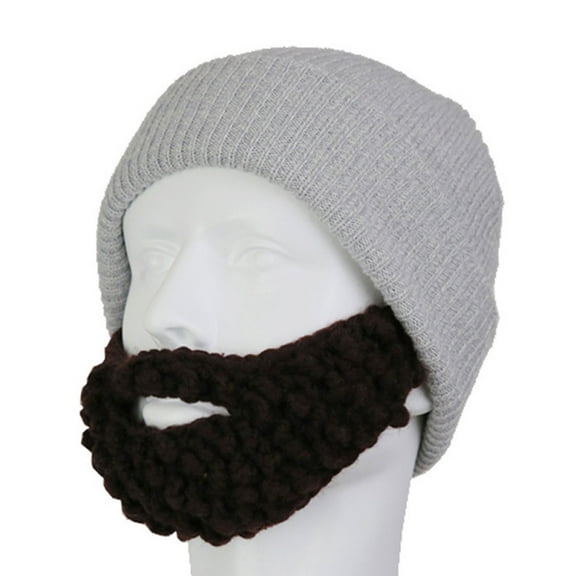 Yokua Beard Hats Creative Barbarian Knit Beanie Knit Hat Beard Party Beanies Ski M
